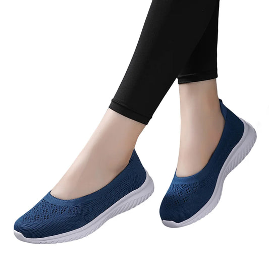 Women Knit Walking Shoes