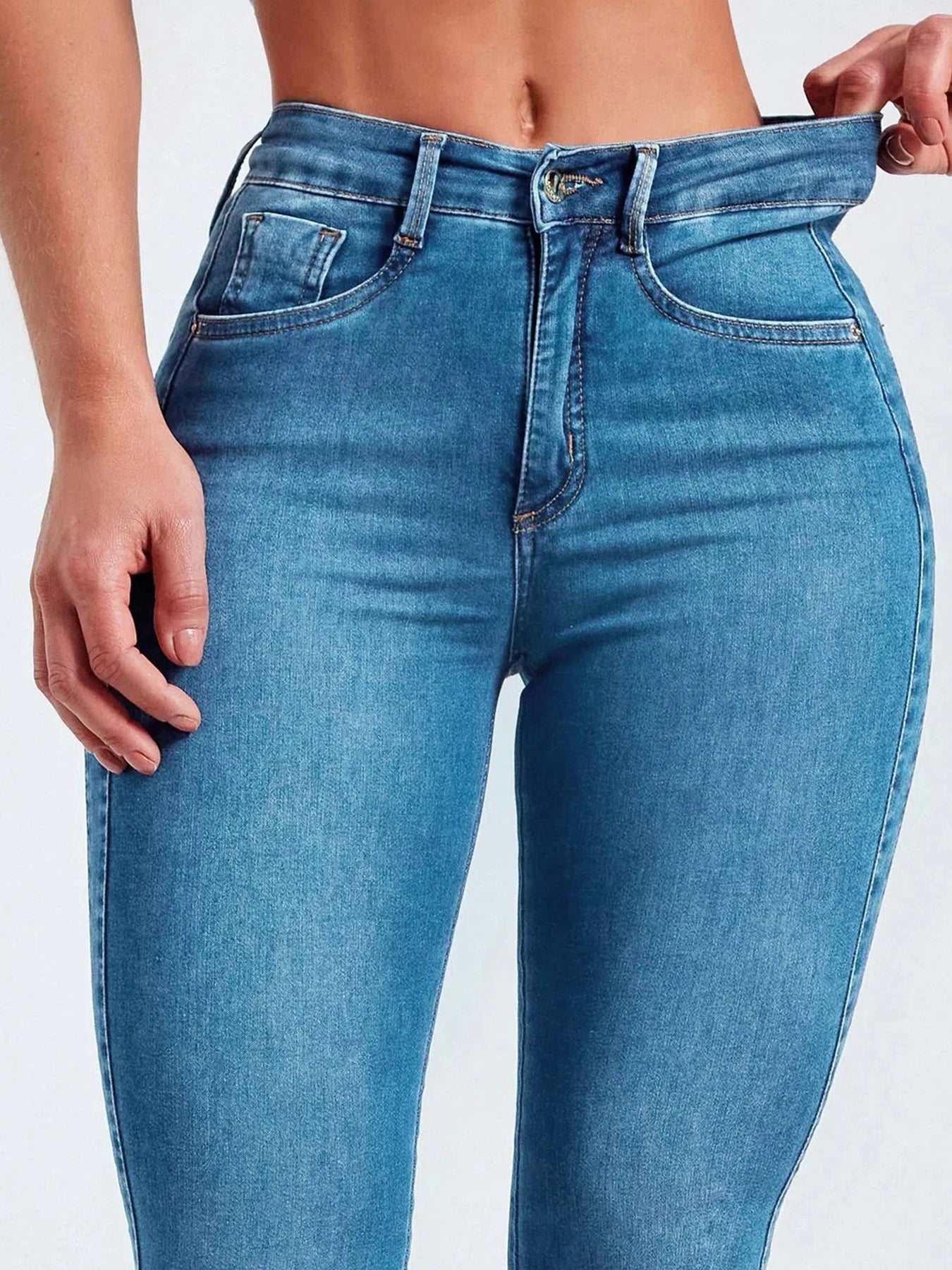 BookerBoutique25 Women High Stretch Jeans Pencil Pants