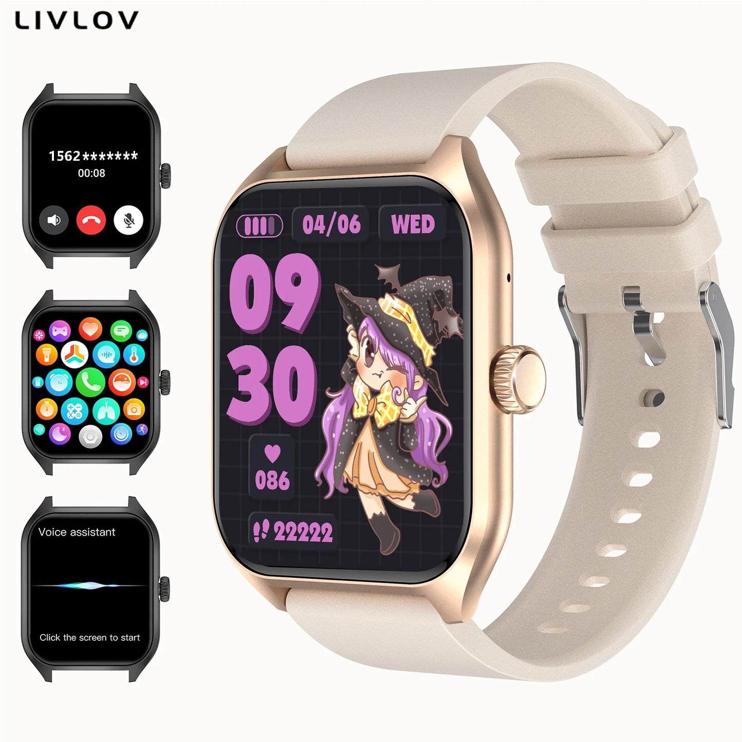BookerBoutique25 AI Voice Assistant Smart Watch For Men