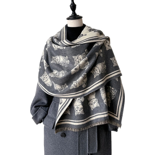 BookerBoutique25 Women Fall Winter Vintage Butterfly Shawl
