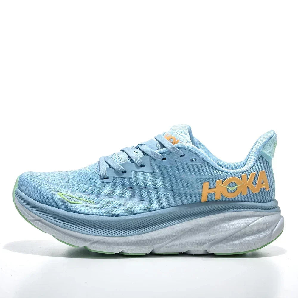 HOKA Clifton 9 Women's Phantom Fabric Running Shoes