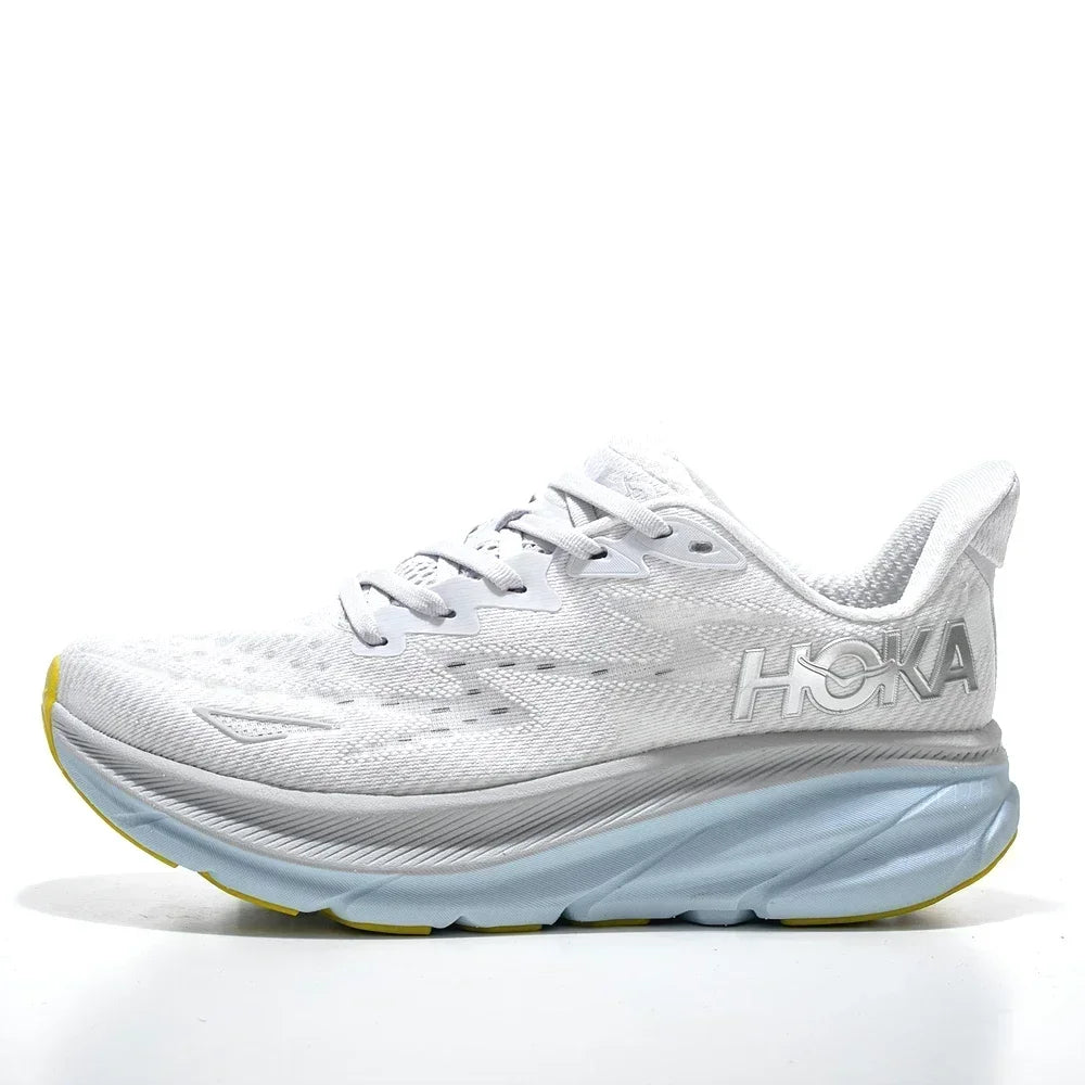 HOKA Clifton 9 Women's Phantom Fabric Running Shoes