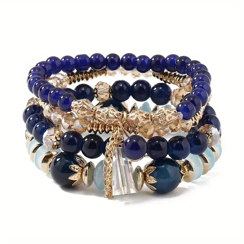 Bohemian Beaded Bracelets Set for Fashionable Summer Style