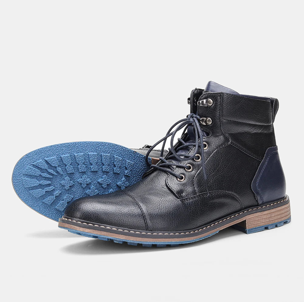 Retro Leather Men’s Boots