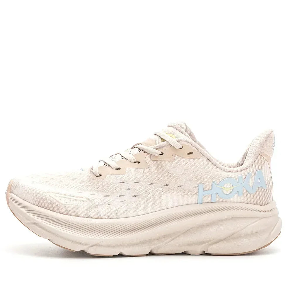 HOKA Clifton 9 Women's Phantom Fabric Running Shoes