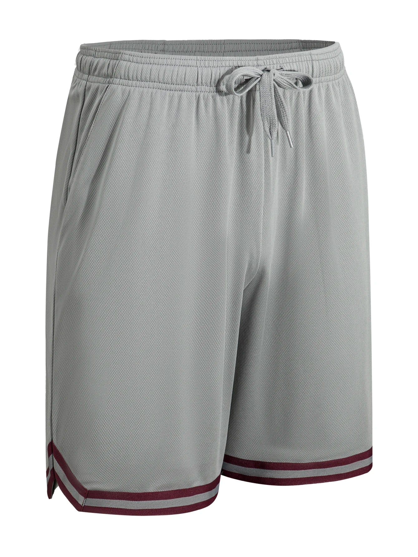 4 Piece Men's Sports Basketball Shorts Moisture Wicking Fabric Drawstring Waist Pockets Loose Summer Sportswear