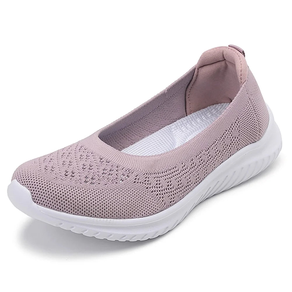 Women Knit Walking Shoes