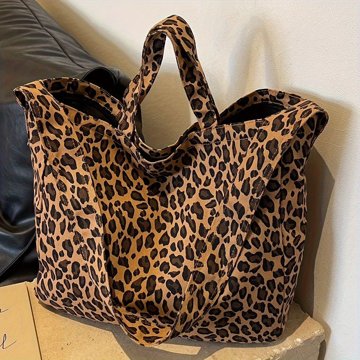 Elegant Tan Fabric Purse