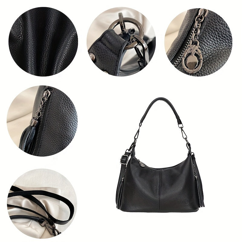 Black Purse with Adjustable Strap