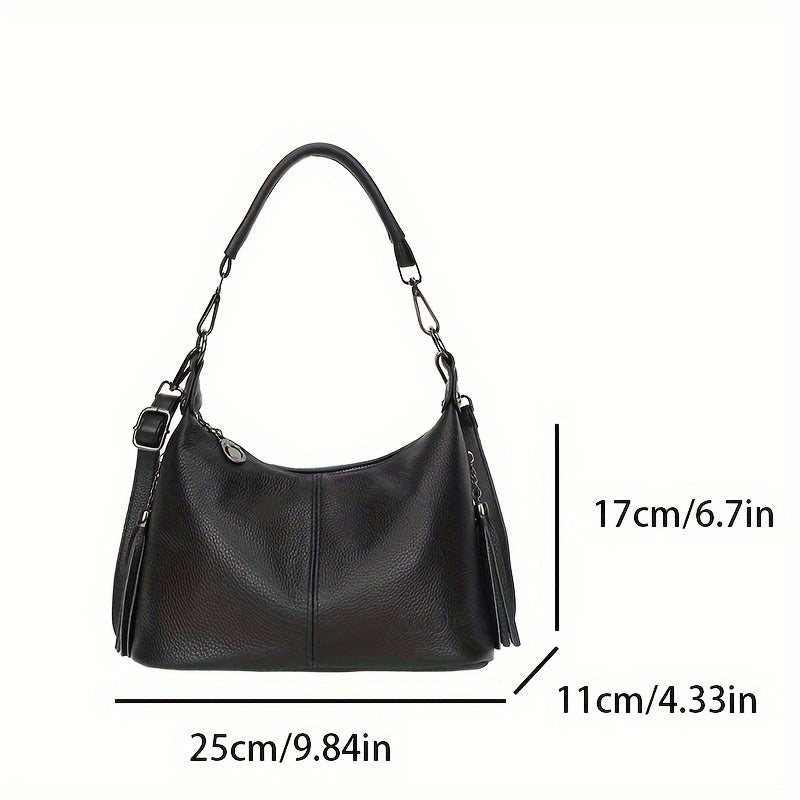 Black Purse with Adjustable Strap